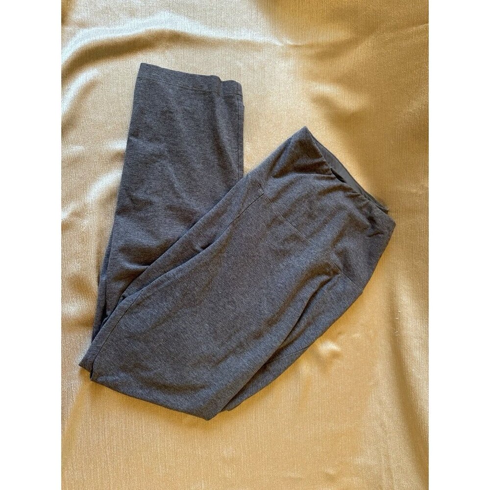 Chico's Zenergy Gray Grey Women's Leggings Pants‎ Size 3P PETITE Cotton Blend